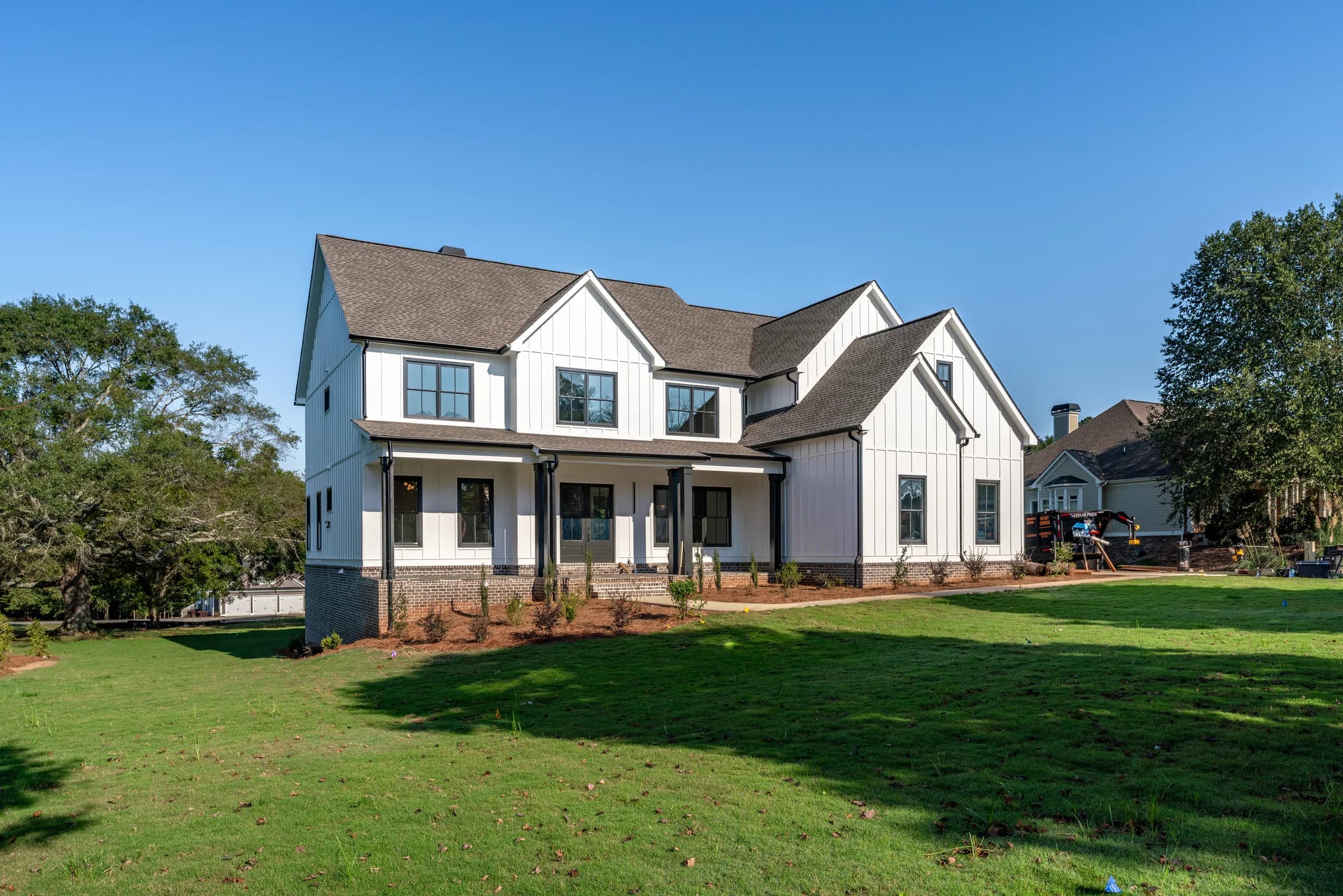 Front elevation of a completed New Horizon residence in Fox Valley